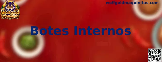 Representación visual de Botes Internos en Wolfgold Maquinitas