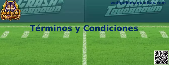 Información sobre los Términos y Condiciones de Wolfgold Maquinitas